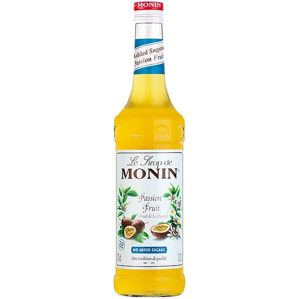 Monin Passion Fruit smaksirap utan tillsatt socker 700ml